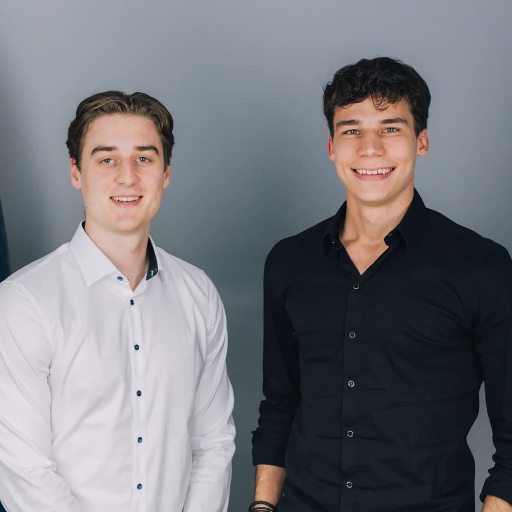 Leonardo Benini & Alexander Wolters â GrĂŒnder von Helmit